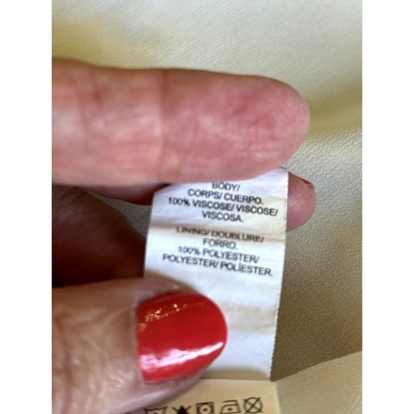 Lucky Brand cream floral maxidress, small, coastal, beach, flowy, wedding - Picture 6 of 7